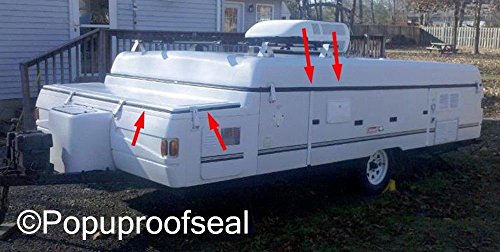 1997-2003 Coleman Fleetwood Roof Seal 41' Rubber Gasket Popup Tent Trailer Plus 15