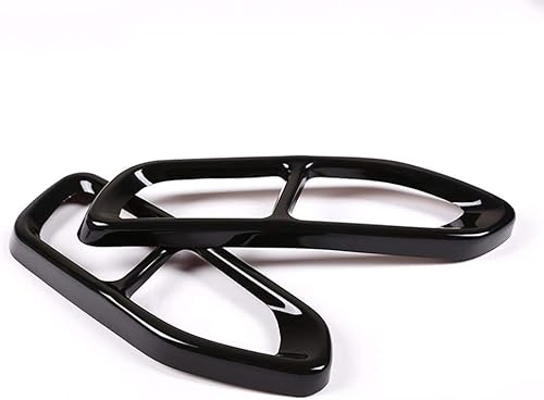 Miniatura 4 de YIWANG 304 Tubería de acero inoxidable para tubo de escape de garganta, 2 piezas para BMW Serie 7 G11 G12 730 740 750li 2016-2019 Auto Accesorios