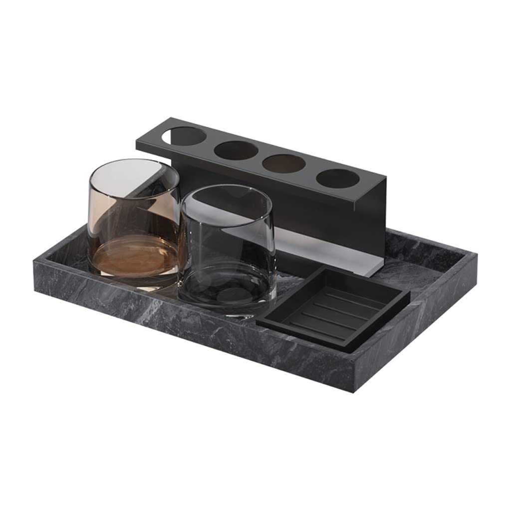 Tasse de Salle de Bain et Support Brosse : Organisez Votre Routine Famille