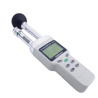 TM-188 Heat Stress WBGT Meter Accurate Measurement for Effects of Temperature Humidity and Direct or Radiant Sunlight