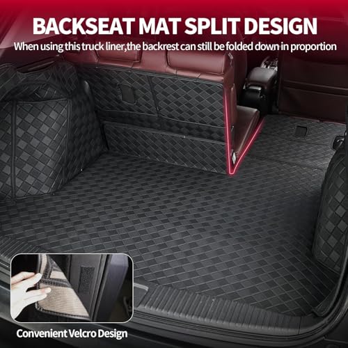 Image of Leather Cargo Liner Fit for 2022-2026 Infiniti QX60 (Bench Seat Only)