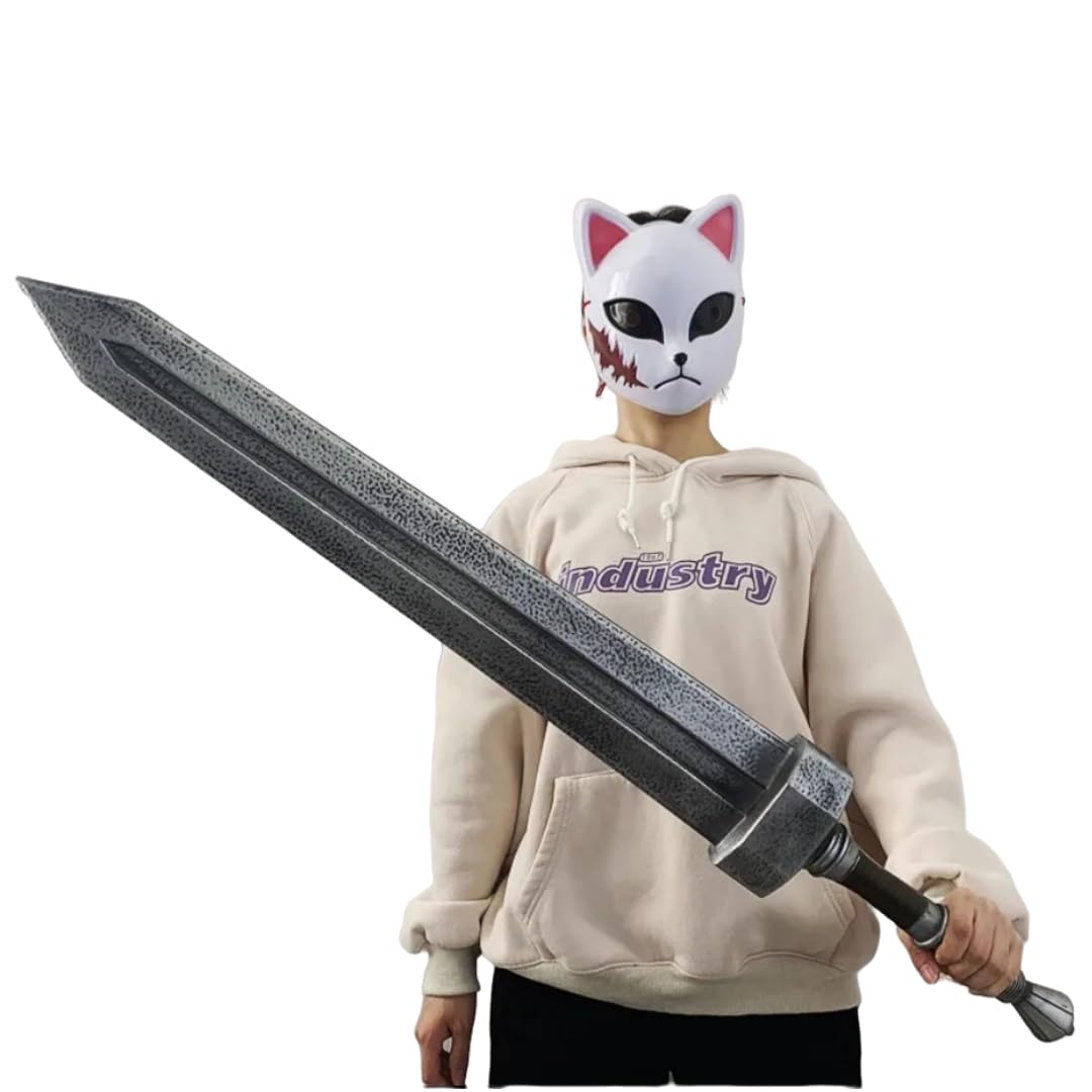 damdos Espada Gigante de Espuma para Halloween, para Cosplay, 100 cm, cumpleaños