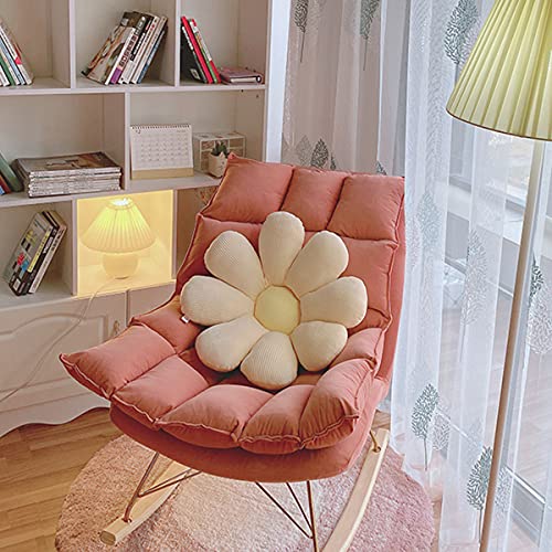 Deaboat 19" Flower Floor Pillow Flower Shape Cushion Cute Seating Pad Sunflower Chair Cushion Oversized Throw Pillow For Home Decoration Kids Girls Women Gifts #TOP6