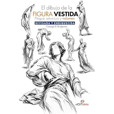 El dibujo de la figura vestida