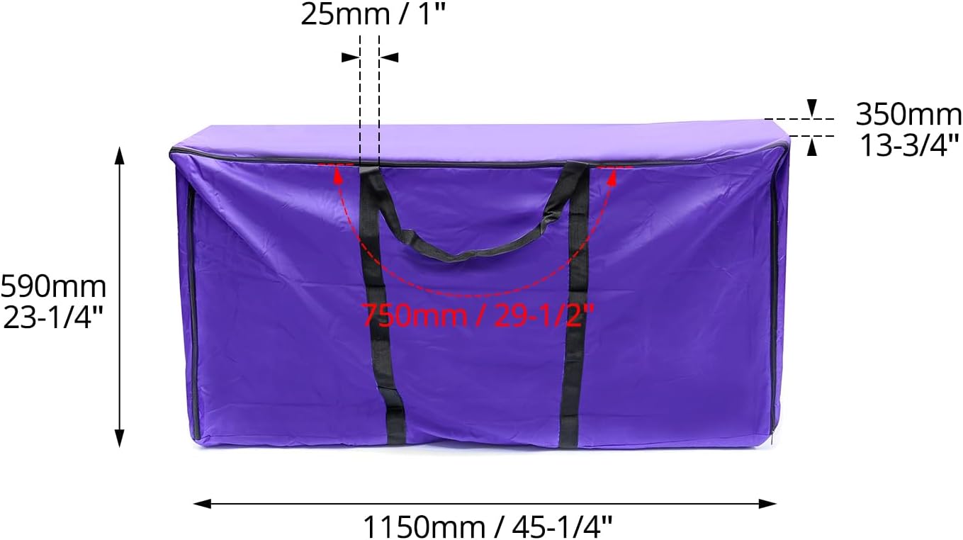 QWORK Hay Bale Storage Bag, 4 Pack 420D Horse and Livestock Hay Bale Bag, Large Tote Collapsible Bag