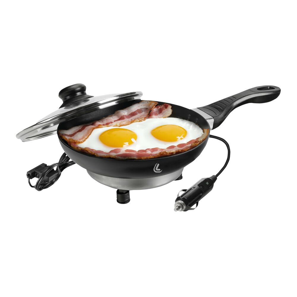 Lampa 97124 Electric Frying Pan, Padella elettrica - Ø 20 cm - 12V - 180W - 13A