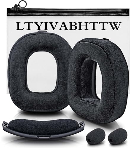 A50 Mod Kit Gen 4 - Ear Cushion Compatible with Astro Gaming A50 Wireless Headset Velvet - Headband/Microphone Foam/Ear Pads I Not Work with GEN 3