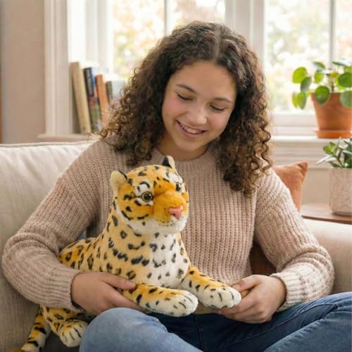 Image of Tabitha Stuffed Toys-Ultra Soft Plush Toy for Kids | Birthday Gifts for Kids and Girls | (32 Cm Leopard Plush Toy)