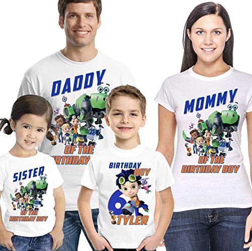 Rusty Rivets Birthday Shirt Add Name & Age Rusty Custom Birthday Party TShirt