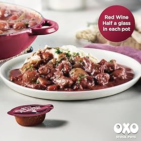 OXO Stock Pots Rich Flavoursome Blend of Red Wine, 4 x 20 g (80 g) – OXO