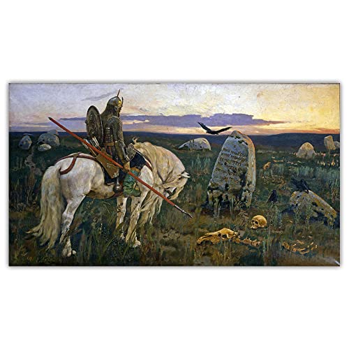 Kit peinture 5D Chevalier à la croisée des chemins, tableau strass 50,8x61 cm