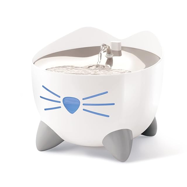 Catit Pixi Bebedero fuente Inteligente para Gatos, 2 l, Blanca