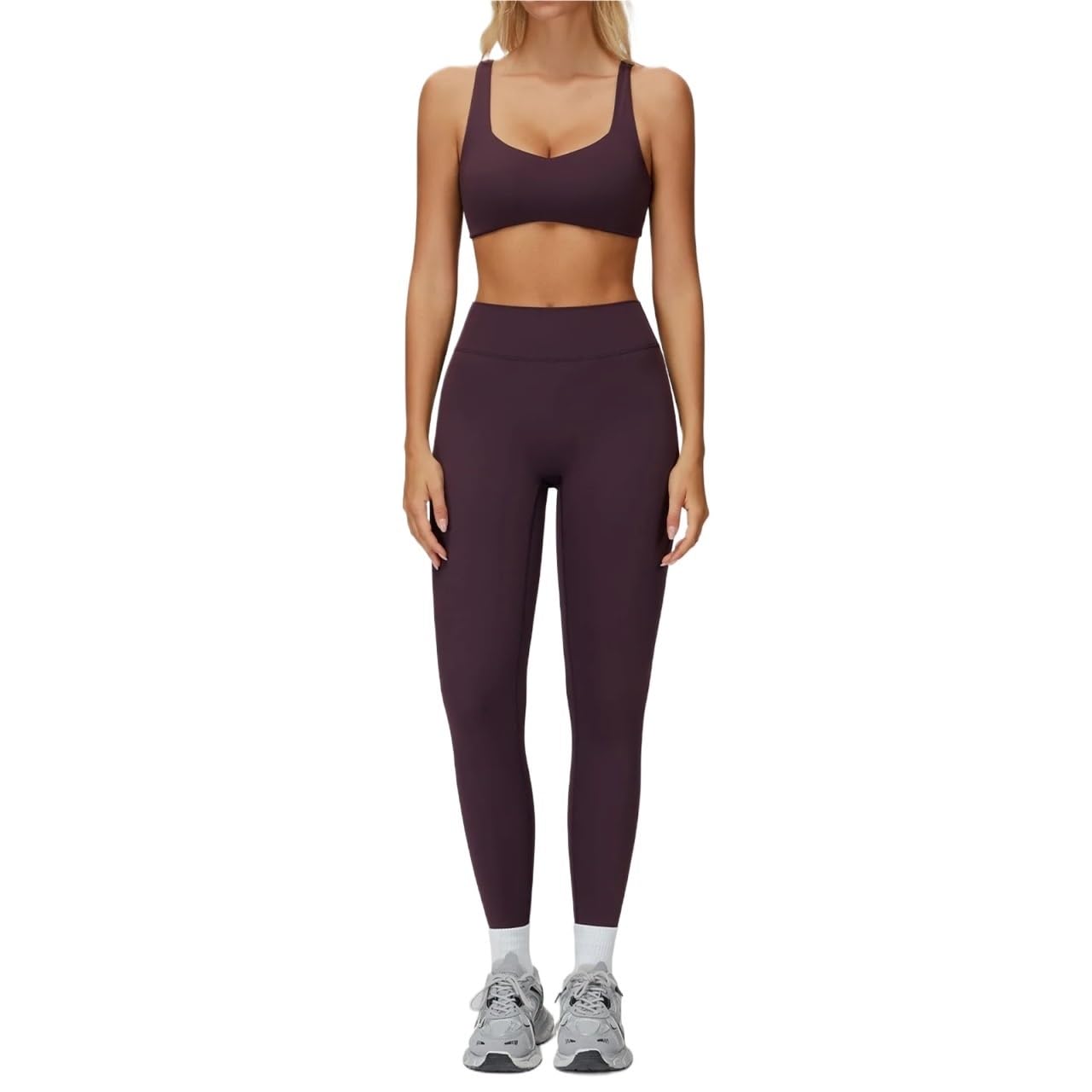 Damen-Yoga-Sets Yoga-Set, 2-teilig, Damen-Sportbekleidung, Fitnessstudio-Kleidung, Übung, Laufen, Fitness