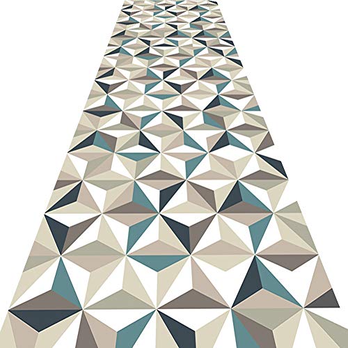 Alfombras de pasillo largo moderno en tamaño personalizable gris 2