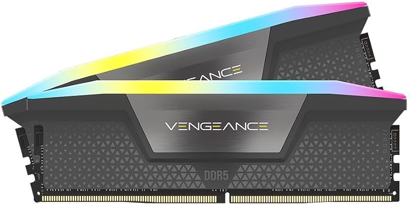 Vengeance RGB 32 GB (2 x 16 GB) DDR5-6000 PC5-48000 CL36 Kit de memoria de escritorio de doble canal CMH32GX5M2M6000Z36 36-44-44-96