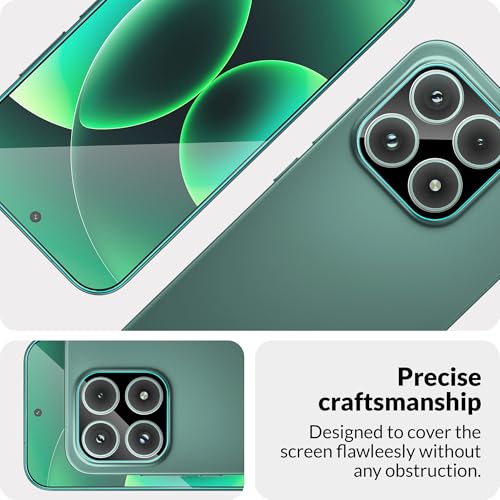 Image of ArmourPro Tempered Glass and Black Camera Lens Protector for Xiaomi 17, Edge to Edge Screen Guard, Anti-Bubble, Scratch Resistant, HD Clear, Anti-Fingerprint, Installation Kit | Black