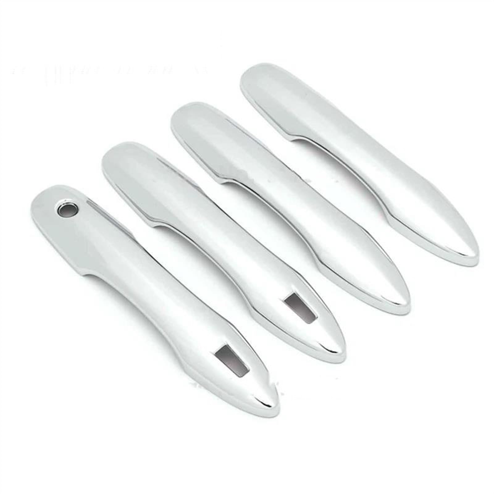 Kjhopy Chrome A Car Door Handle Bowl Cover For Toyota For Prius C Xw50 For Prime Phv 2016-2021 Accessories Sticker Exterior Door Handle(Chrome A)