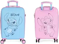 Mala de Bordo Stitch e Angel Dupla Face MF10482SC0200 Luxcel