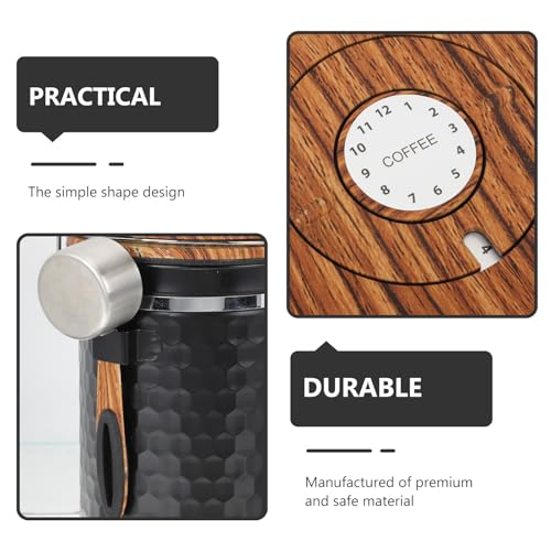 Contenedor de café hermético de acero inoxidable con asa miniatura 6
