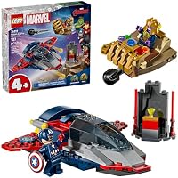 107-Piece LEGO Marvel Captain America vs. Thanos Set