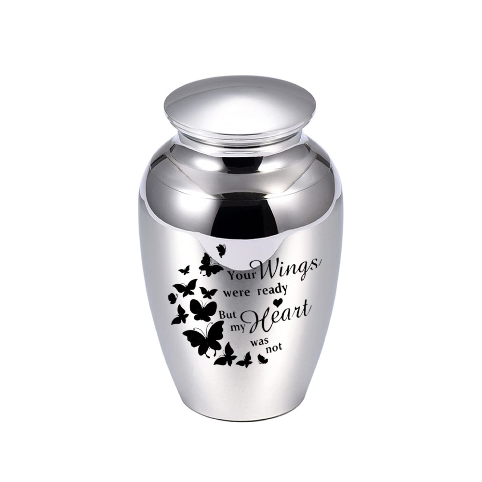 KETIME45x70 Mm Cremation Urns,Stainless Steel Cylinder Bottle Ashes Holder Keepsake, Memorial Urn Funeral Urn