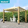 Amazon.com : Wanhork 304 Stainless Steel Adjustable Post Protector ...
