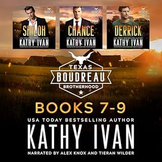 Texas Boudreau Brotherhood Books 7-9 Audiolibro Por Kathy Ivan arte de portada