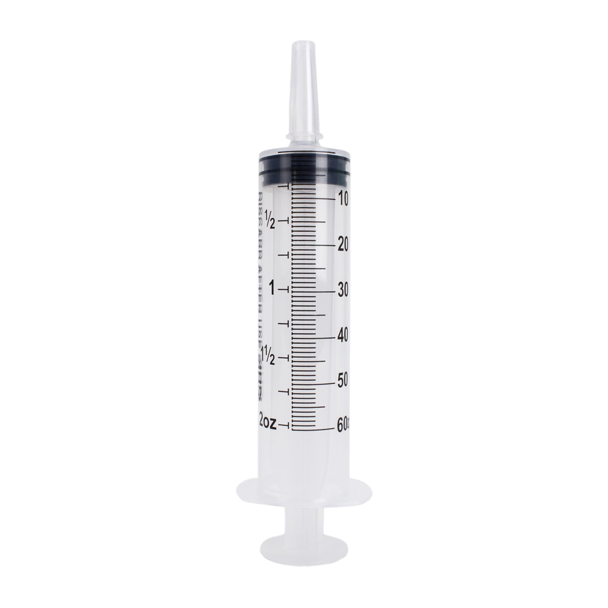 Jeringa de punta de catéter de 60 ml (paquete de 25), estéril, envuelta individualmente, jeringas para líquidos, laboratorios científicos, jeringas de alimentación para mascotas, medición