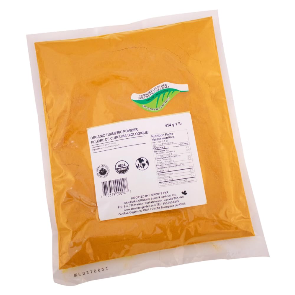 Splendor Garden Organic Turmeric Powder - 454 g
