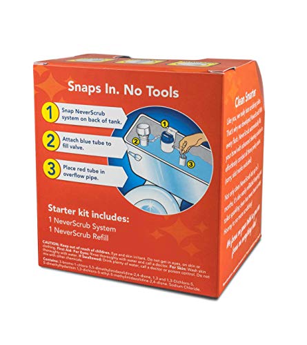 Never Scrub Automatic Toilet Cleaning System - New/Improved