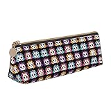 Estuche Escolar, Calavera De Azúcar Linda Halloween Bolsa De Papelería Portátil Estuche De Lápices Multifuncional Lápiz Bolsa Para Niñas Mujer Universitarios