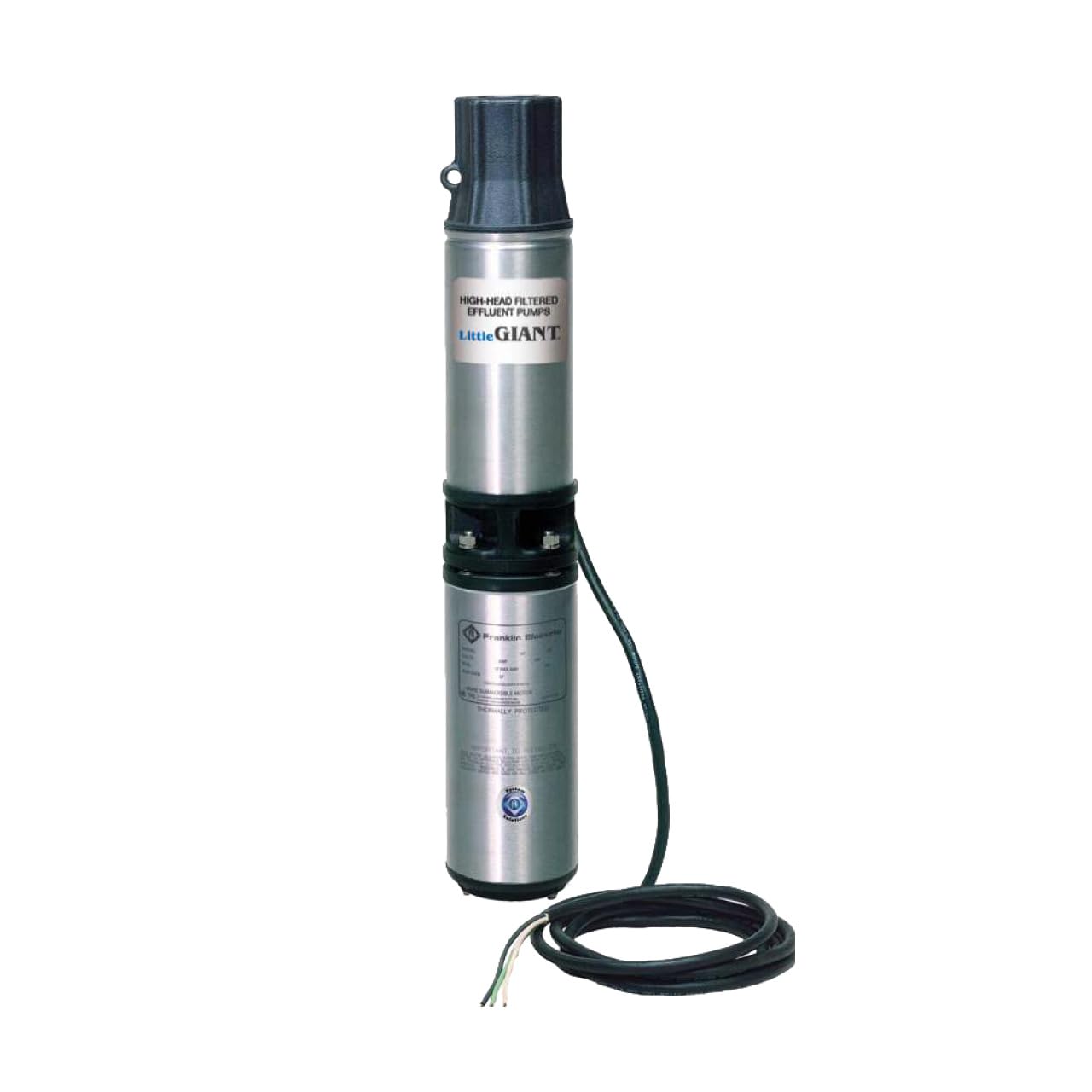 Little Giant WE20G05P4-21 115 Volt, 1/2 HP, 1560 GPH High Head Filtered Effluent/Aeration/Commercial Fountain Pump, Steel, 558223