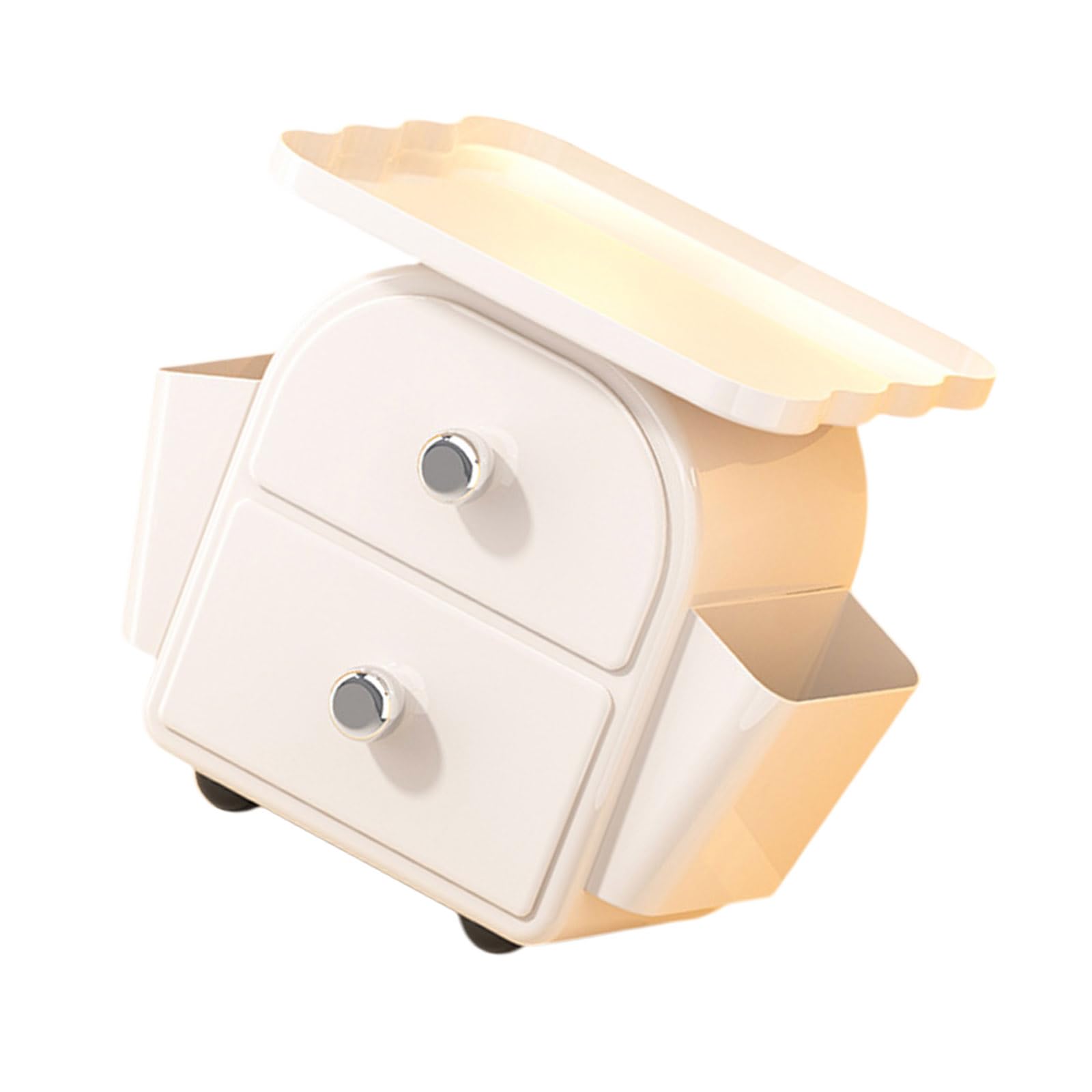 2 Layer Drawer Organizers for Countertop Storage of Small Household Items and Work Accessory Multipurpose Storage Box