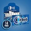 علكة ORBIT Peppermint الخالية من السكر مغلفة بشكل فردي، عبوات كبيرة من العلكة، 12 عبوة من 14 قطعة (إجمالي 168 قطعة)