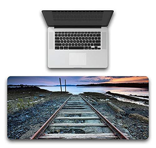 Tapis de souris XXL antidérapant et haute précision pour PC