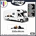 Stick-up Kit 2 Pezzi Decacolmania Adesivi Camper - Fantasia Montagne Tramonto- Adesivi Camper Kit Completo in Vinile Adesivo, Strisce adesive Grafica per roulotte e Camper Colori Come da Foto