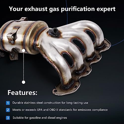 image for Aumzong 674-841 Manifold Catalytic Converter Fit for 2011 2012 2013 20