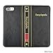 Eco-Fused Book Cover Case Compatible with Apple iPhone 8 Plus and iPhone 7 Plus - Wallet Style Credit Card and Bill Slots - Vintage Encyclopedia Design for Your Modern Device - Faux Leather