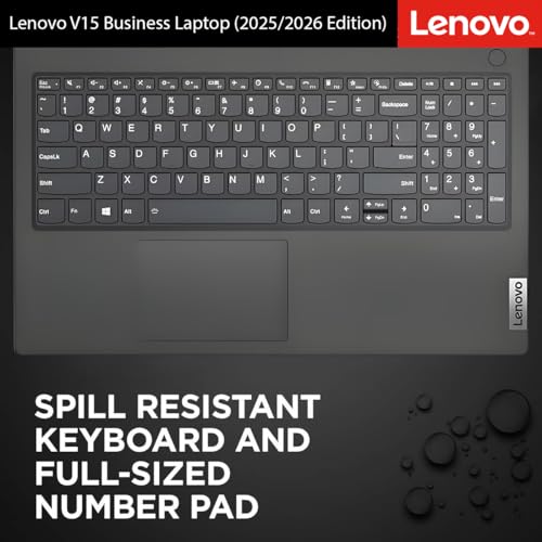 Image of Lenovo 2026 Newly Released Business Laptop with MS 365 for the Web, Intel Powerful Processor, 8GB DDR5, 512GB PCIE, 15.6 inch FHD Display, Fast Charging Speed, 10-Hour Battery Life, Windows 11 Pro