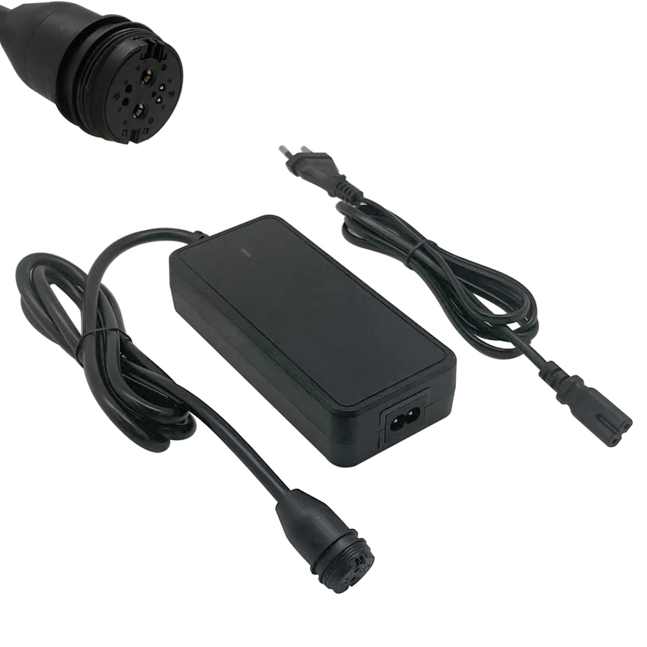 Ladegerät 42V 2A mit Rosenberger Stecker Ersetztladegerät für Focus Brose
