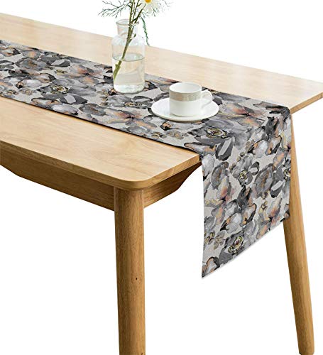Image of Handmade Jute Table Runner, 12 x 72 Inches for 6 Seater, Heat Resistant & Non-Slip, Natural Rustic Farmhouse Decor, for Dining, Coffee & Centre Table, AATR0039