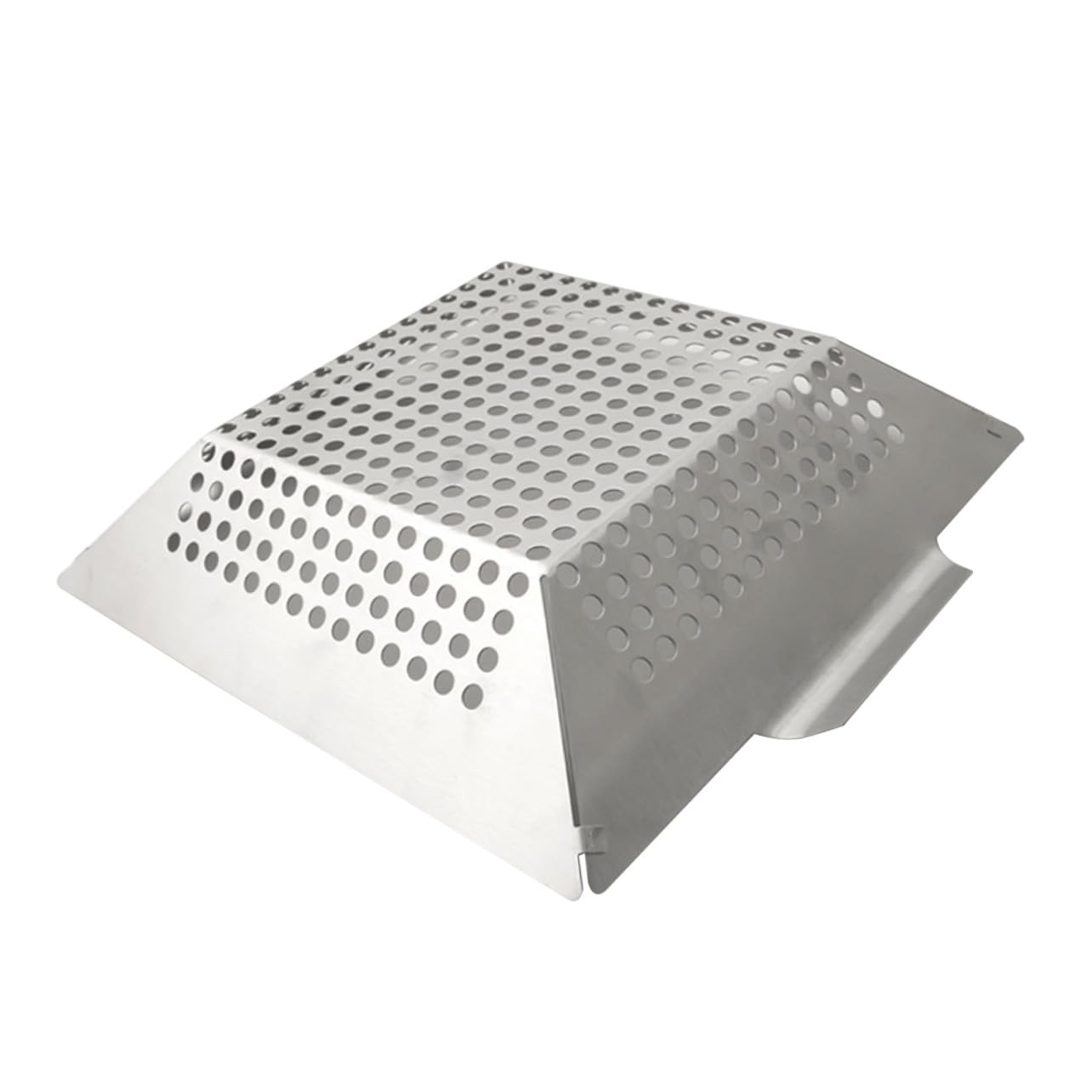 SHINEOFI 1pezzi Piastra per Grigliare Barbecue Quadrata in Acciaio Inox Teglia Portatile Manico per Barbecue all Aperto Vassoio per Grigliare Cibo Adatto per Pollo Salsiccia Bistecche