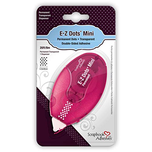 3L E-Z Dots Mini Permanent Adhesive Dispenser-.375" X26'