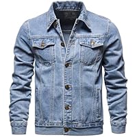 Btmpmcs Chaquetas para hombre The Trucker Chaqueta Denim Jacket