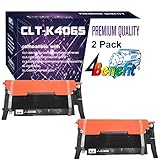 4Benefit 2 Pack Black Compatible toner cartridges for Samsung CLP-365 Toner Cartridges (CLT-406S) for Samsung K406S/C406S/M406S/Y406S 406S