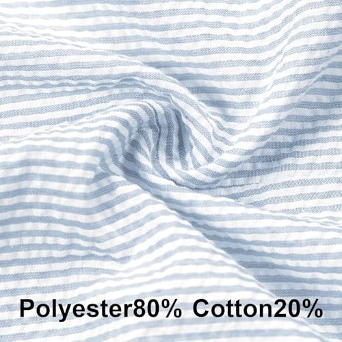 Mens Suit Seersucker Pants Lightweight Summer Seersucker Sport Coat Pant Set Fit Suits Trousers for Men Beach Outfit4