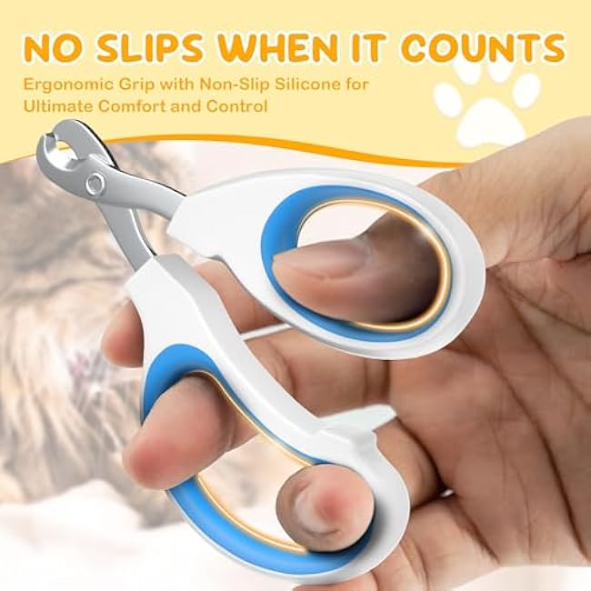 Cat Nail Clipper, Claw Trimmer Made of Stainless Steel, Clean Cut, No Shred, Mirror Finish. Small Animal Nail Clippers for Cats, Kittens, Bunny, Puppy, Rabbit, Gatos, and More-OtPgqsX2
