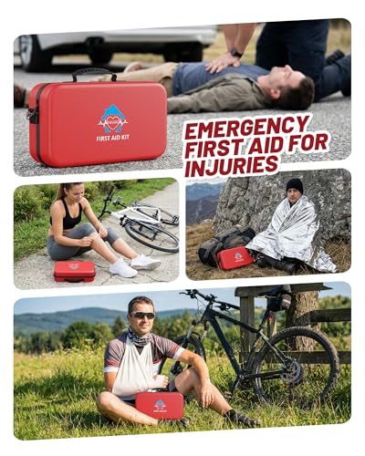 500 Pcs First Aid Kit for Home/Car/Travel/Camping/Businesses, Waterproof Emergency Kit for Hiking, Sports, Truck, Office, Vehicle & Outdoor Emergency Supplies, Well-Organized Home Travel Essentials - Image 6