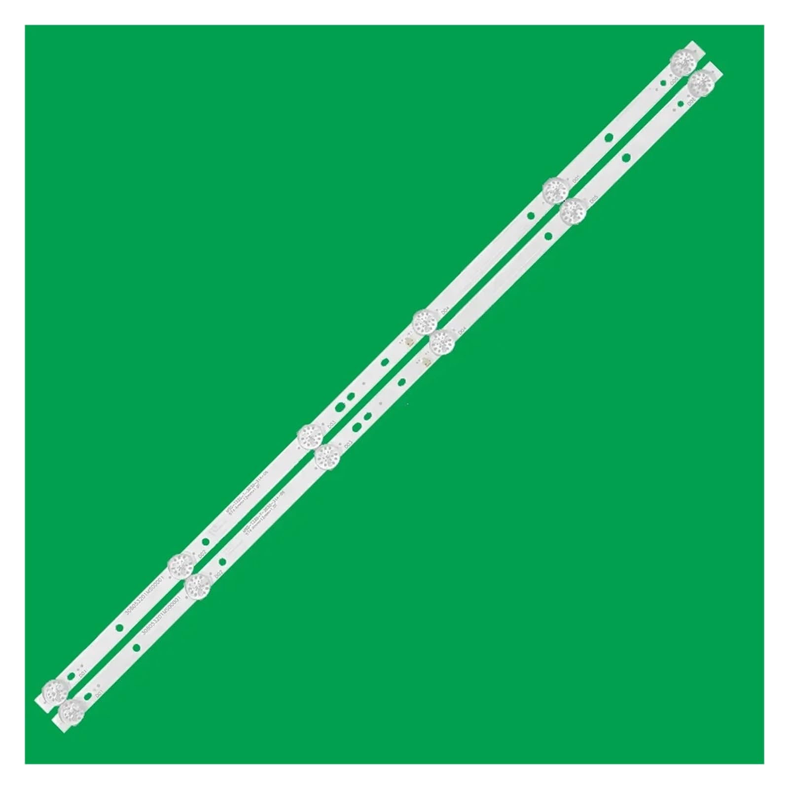 YUEZUYIOU LED Backlight for MSG-T320-T-3030-31A-06 32PL12TC TDTV32BN01H ZM-TVH3235 V320BJ6-Q01 CX315DLEDM V320BJ8-Q01 MSG T320 T 3030 31A 06(5kits-10pcs)