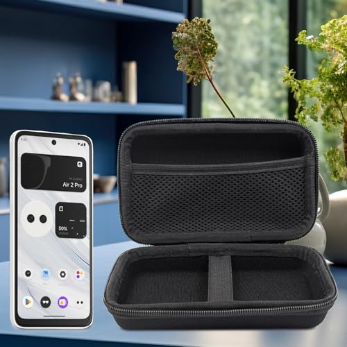 YIIWAY Harte Tasche Hülle Kompatibel mit XREAL Beam Pro, Schutzhülle Case Tragetasche, Nur Tasche - Schwarz YC88001